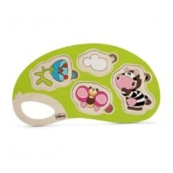 Chicco Puzzle à Encastrement Safari 4 Pièces