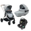 Trio Best Friend Pro Comfort I-Size Silverleaf Chicco -Chicco Trio Best Friend Pro Comfort i Size silverleaf poussette chicco