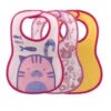 Lot 3 Bavoirs Décorés Imperméable Fille Chicco 1 Lot 3 Bavoirs Décorés Imperméable Fille Chicco -Chicco bavoir bebe decores plastifie fille chicco