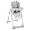 CHICCO Chaise Haute Polly 2 Start 4 Roues - Happy Silver
