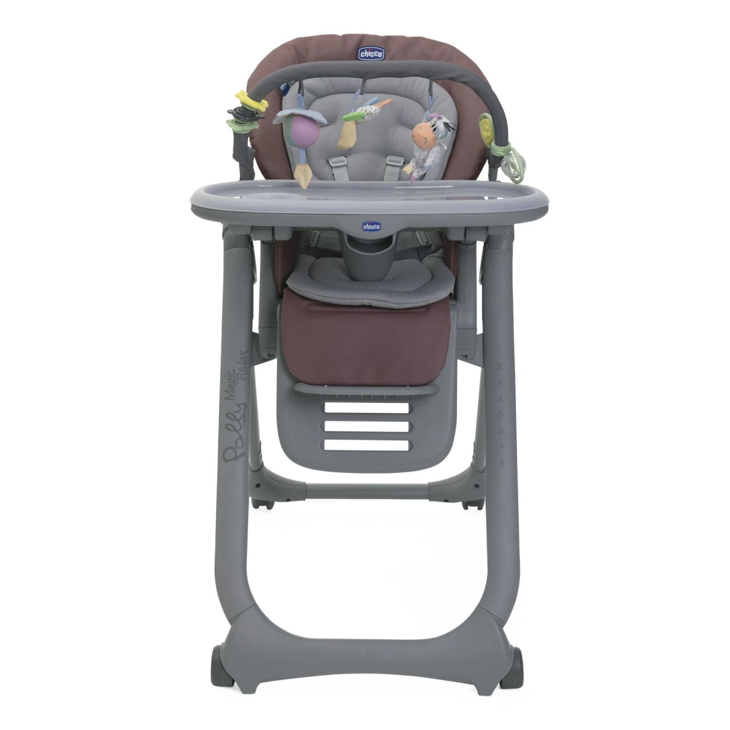Chaise Haute Polly Magic Relax Mauve Chicco 5 Chaise Haute Polly Magic Relax Mauve Chicco – Image 3