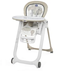 Chaise Haute Bébé Polly Progres5 Clouds Beige Chicco