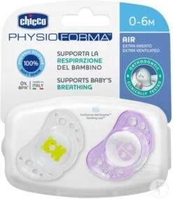 CHICCO Sucette Physio Air Silicone X2