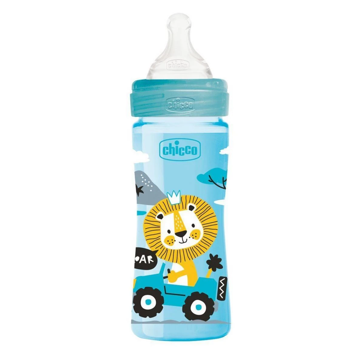 CHICCO Biberon 250ml Tétine En Silicone 2m+