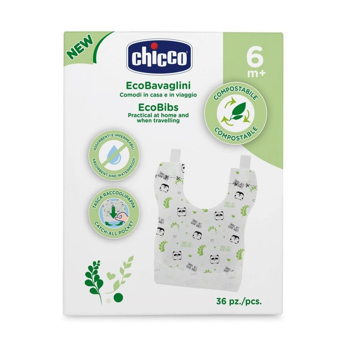 CHICCO Bavoirs Jetables écologiques 36pcs 4 CHICCO Bavoirs Jetables écologiques 36pcs – Image 2