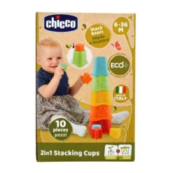 Cubes à Empiller ECO+ Chicco -Chicco cubes a empiller eco jouet chicco 4