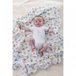 Lot De 2 Langes Light Grey 110x110 Chicco 7 Lot De 2 Langes Light Grey 110x110 Chicco -Chicco lange lot de 2 chicco 3