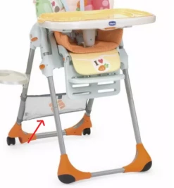 Panier De Rangement Chaise Haute Bébé Polly 2en1 Chicco -Chicco panier chaise haute polly 2 en 1 chicco