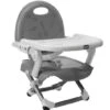 Rehausseur Pocket Snack Dark Grey Chicco -Chicco pocket snack silver chicco
