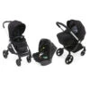 Poussette Trio Alysia I-Size - Pirate Black CHICCO -Chicco poussette bebe trio alysia i size pirate black chicco