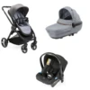Trio Best Friend PLUS Comfort Magnet Grey Chicco -Chicco poussette bebe trio best friend magnet grey chicco